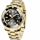 Мужские механические часы Pagani Design PD-1661 Submariner Gold-Black - изображение 1