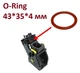 Кільце ущільнювальне O-Ring для термоблока кавоварки DeLonghi 5332149100, Оригінал - зображення 3