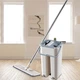 Комплект для уборки швабра с ведром на 4 литра с автоматическом отжимом Easy Mop - изображение 1