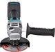 Шліфмашина кутова акумуляторна Makita GA005GM201 (125 мм, 8500 об/хв, BL, AFT, XGT) - зображення 5