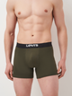 Набір трусів-боксерів чоловічих бавовняних Levi's Sld Basc Boxer Brief Org Co 701222842-012 L 2 шт Хакі (8720245437882) - зображення 3