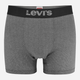 Набір трусів-боксерів чоловічих бавовняних Levi's Herringbone Boxer Brief 2P 701229543-003 M 2 шт Чорний/Сірий (8720245660150) - зображення 2