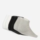 Набор мужских носков коротких хлопковых Adidas C Spw Low 6P IC1340 40-42 6 пар Mgreyh/White/Black (4066746290576) - изображение 3