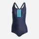 Купальник слитный женский Adidas 3S Mid Suit C JH3320 34 Legink/Luccya (4067901626964) - изображение 6