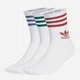 Набор мужских носков высоких хлопковых Adidas Crew Sock 3Str JI9471 40-42 3 пары White/Prerub/Prloin (4067905454648) - изображение 1
