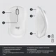 Комплект (клавиатура, мышь) беспроводной Logitech MK295 Combo White (920-009824) - изображение 11