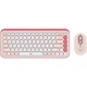 Комплект (клавиатура, мышь) беспроводной Logitech Pop Icon Combo Rose (920-013142) - изображение 1