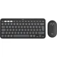 Комплект (клавиатура, мышь) беспроводной Logitech Pebble 2 Combo Graphite (920-012239) - изображение 1