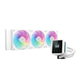Система водяного охолодження DeepCool Mystique 360 ARGB White (R-LX360-WHDSNMCP-G-1) - зображення 1