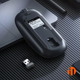 Мышь беспроводная INPHIC M1Pro+ с подключением USB 2.4ГГц + Bluetooth, аккумулятором, 2400 DPI, матовый чёрный - изображение 3