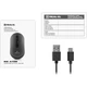 Мишка REAL-EL RM-470W Wireless/Bluetooth Dark Gray (EL123200049) - зображення 6