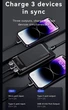 Павербанк Usams US-CD202 30000mAh 3 Ports Display black зовнішній акумулятор - зображення 4