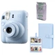 Фотокамера миттєвого друку Fujifilm INSTAX Mini 12 Pastel Blue / Картридж - Фотопапір (10 фото) / Фотоальбом блакитний - изображение 1