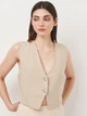 Пиджак женский Zara 1879/237 M Бежевый (01879023711038) - изображение 4