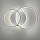 Люстра светодиодная потолочная LUMINARIA AKRILIKA ROUND 80W 3R APP 600x400x110 WHITE/CLEAR 220V IP20 с пультом ДУ - изображение 5
