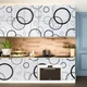 Самоклеющаяся пленка серебряные круги 0,45х10м SW-00001201 - изображение 5
