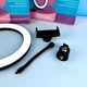 Студийный свет, кольцевая светодиодная Led лампа А-200 20 см Ring Fill с зажимом для телефона - изображение 5