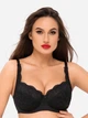 Бюстгальтер з кісточками мереживний KALYNA Olga 5186 100D Чорна (4820285364859) - зображення 1