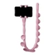 Держатель для телефона UKC Cute Worm Lazy Holder pink гибкий с присосками - изображение 11
