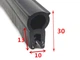 Ущільнювач XC022 30*10мм EPDM на кромку 10м - зображення 3