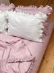Наволочка Cozy з Рюшами 40x60 см Молочна з чорним кантом - изображение 5