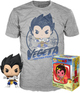 Zestaw prezentowy Funko Pop! & Tee Dragon Ball Z Vegeta Exclusive Figurka 9 cm + Koszulka Rozmiar XL (889698430678) - obraz 1