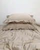 Комплект постільної білизни Cozy з рюшами лате Для немовлят 90*120 см, простирадло 60*120*12 см на резинці - зображення 6
