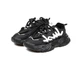 Кроссовки Fashion 55015 чорно-білі (38-41) Чёрный 38 - изображение 4