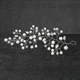 Веточка из бусин для волос Diamond Pearl. Свадебное украшение волос - изображение 4