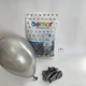 Повітряні Кульки 10" SILVER МЕТАЛІК Упаковка 100 шт GEMAR - зображення 2