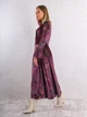 Сукня Bebe Plus 21983 S (31622S) Бордовий - зображення 3