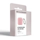 Силиконовый чехол для наушников Apple AirPods 2, Hang Case, розовый, ультратонкий защитный кейс толщиной 2 мм, защита от царапин, пыли и ударов, компактный, с карабином для крепления, ArmorStandart (ARM59688) - изображение 3
