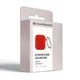 Силиконовый чехол для наушников Apple AirPods 2, Hang Case, красный, ультратонкий защитный кейс толщиной 2 мм, защита от царапин, пыли и ударов, компактный, с карабином для крепления, ArmorStandart (ARM59691) - изображение 3