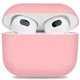 Силиконовый чехол для наушников Apple AirPods 3, Ultrathin Silicone Case, розовый, защитный кейс, ультратонкий и легкий, защита от царапин и пыли, мягкий силикон, ArmorStandart (ARM60288) - изображение 1