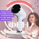 Фен для волос беспроводной аккумуляторный 500 Вт, компактный портативный фен с холодным воздухом от аккумулятора и тёплым от сети для сушки и укладки волос Белый, WHD-01-White - изображение 1