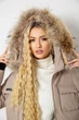 Куртка жіноча зимова, колір бежевий, XXL 243R8366 - изображение 6