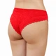 Трусы-бразилиана женские из микрофибры и кружева Felisiya Lingerie Красный 209-100ф L - изображение 2