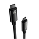Кабель Baseus Tungsten Gold Fast Charging Data Cable Type-C to Type-C 240W 1m Black (CATWJ-01) - изображение 2