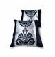 Комплект декоративних подушок Firanka Damask 38х38см 2шт сріблястий з чорним (п_0740) - зображення 2