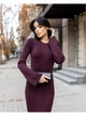 Вязаное платье Brendimax Larionoff 42-46 бордовый (Brendimax _bordo) - изображение 4