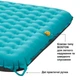 Надувной матрас Uquip Betty Double Petrol/Grey 200х140х15 см (DAS302766) - изображение 9