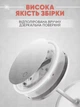Косметичне настільне дзеркало для макіяжу з LED підсвічуванням, 3 режими + сенсорне управління, кругле, біле - зображення 3