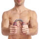 Эспандер силовой прут PRO-SUPRA Power Exerciser 510-B 35,5см серый-красный - изображение 3