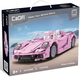 Klocki konstrukcyjne CaDa C61029W Kabriolet Pink Holiday 37 cm 1181 szt (6948061925945) - obraz 1