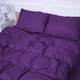 Простынь MirSon Mikrosatin Premium №19-3424 Sunset Purple однотонная 150х220 см (2200007237487) - изображение 4