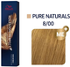 Фарба для волосся Wella Professionals Koleston Perfect Me+ Pure Naturals 8/00 Світлий Блонд натуральний стійка 60 мл (8005610627564) - зображення 1