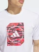 Футболка хлопковая длинная мужская Adidas M C Camo Box T JI6763 M White с принтом (4067891658242) - изображение 4