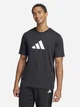 Футболка хлопковая длинная мужская Adidas M Fi 3Bar Tee JI8770 L Black с принтом (4067891023156) - изображение 1
