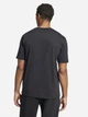 Футболка хлопковая длинная мужская Adidas M Fi 3Bar Tee JI8770 L Black с принтом (4067891023156) - изображение 2