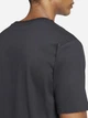 Футболка хлопковая длинная мужская Adidas M Fi 3Bar Tee JI8770 L Black с принтом (4067891023156) - изображение 5